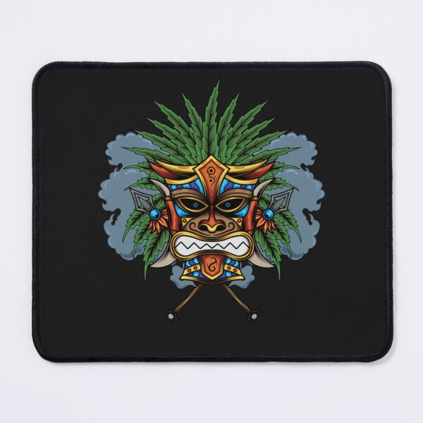 Item preview, Ilustración de máscara tiki tiki designed and sold by Shirtmandudee.