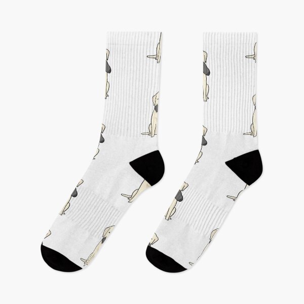 Item preview, white labrador with sock designed and sold by Ashleysnook.