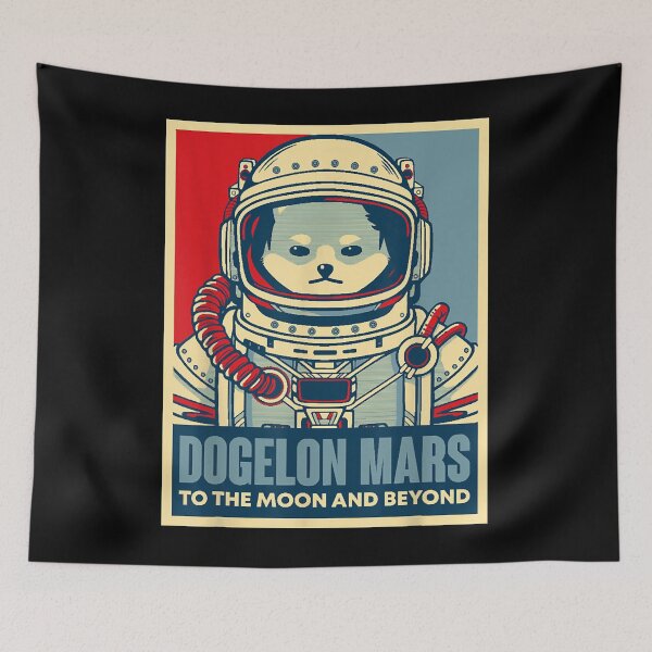Item preview, Dogelon Mars To The Moon And Beyond Astronaut Crypto Essential designed and sold by DenbyCogert.
