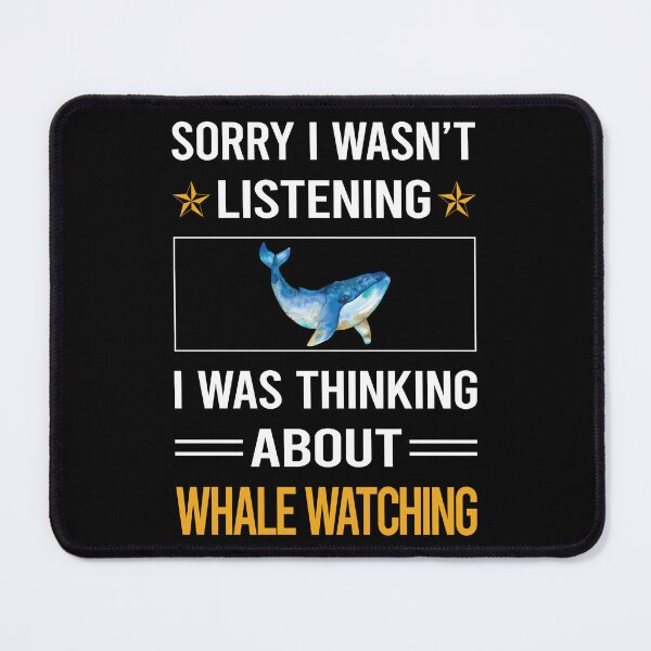 Item preview, Funny Listening Whale Watching designed and sold by RandalDavis.