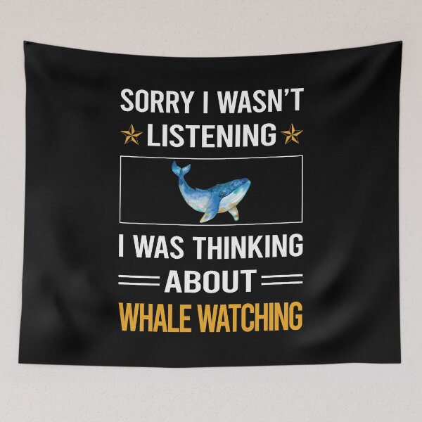 Item preview, Funny Listening Whale Watching designed and sold by RandalDavis.