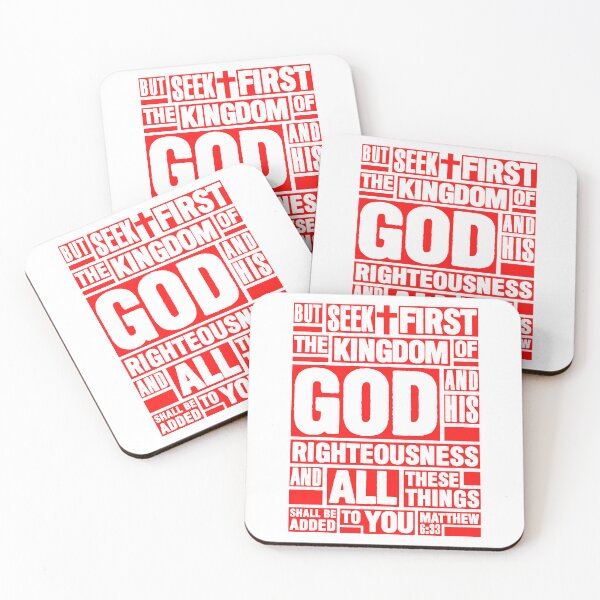 Item preview, Matthew 6:33 Seek First the Kingdom of God designed and sold by plushism.