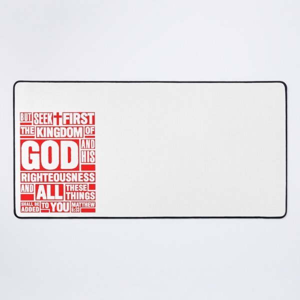 Item preview, Matthew 6:33 Seek First the Kingdom of God designed and sold by plushism.
