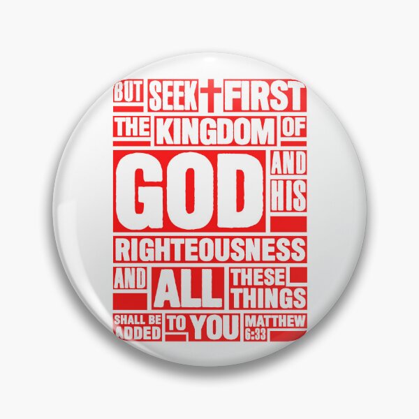 Item preview, Matthew 6:33 Seek First the Kingdom of God designed and sold by plushism.