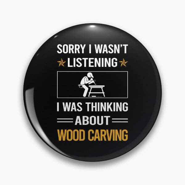 Item preview, Funny Listening Wood Carving Woodcarving designed and sold by RandalDavis.