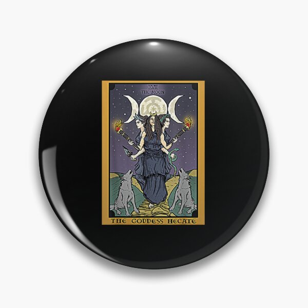 Item preview, The Goddess Hecate Tarot Card Triple Moon Wiccan Pagan Witch designed and sold by Loppyrele96.