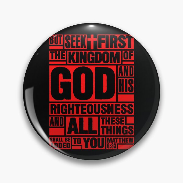 Item preview, Matthew 6:33 Seek First the Kingdom of God designed and sold by plushism.