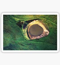 Aerial landscape, Benalla Sticker