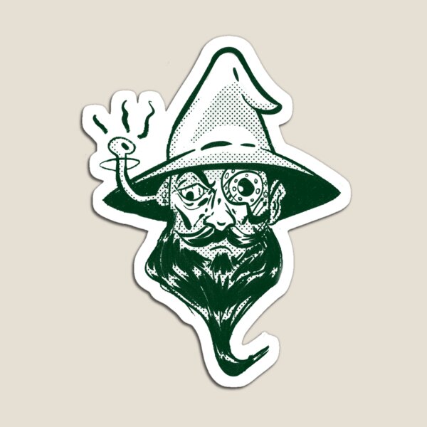 Space Wizard Head Magnet