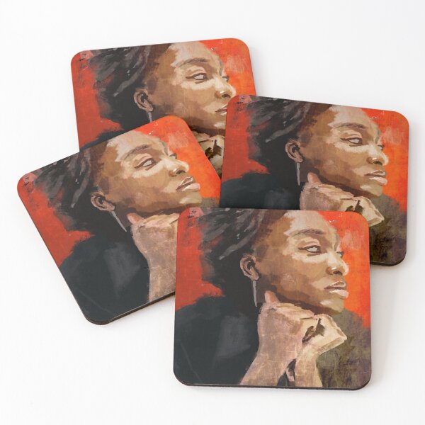 Item preview, Painting of Little Simz designed and sold by thehat24.