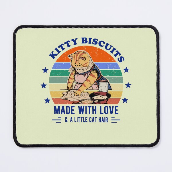 Item preview, Kitty Biscuits Made With Love And A Little Cat Hair Funny Baking Cat, Kitty lover Gift designed and sold by Davidbrg.