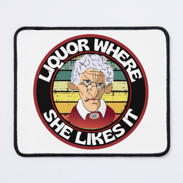 Item preview, Funny Vintage Liquor Where She Likes It Round Grandma Loves Liquor designed and sold by RGRamsey.