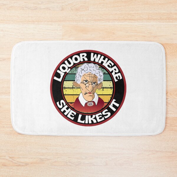 Item preview, Funny Vintage Liquor Where She Likes It Round Grandma Loves Liquor designed and sold by RGRamsey.