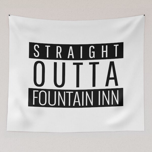 Item preview, Straight Outta Fountain Inn South Carolina  designed and sold by Teelogic.