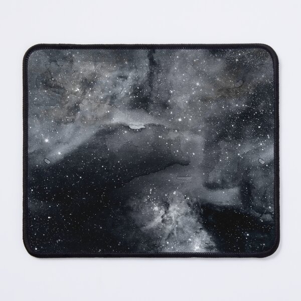 Item preview, Black White Galaxy Nebula Painting designed and sold by InovArtS.