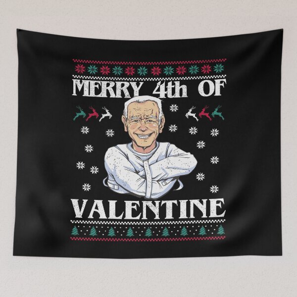 Item preview, Merry 4th Of Valentine Funny Joe Biden St. Valentine's Day designed and sold by GraphifyArt.