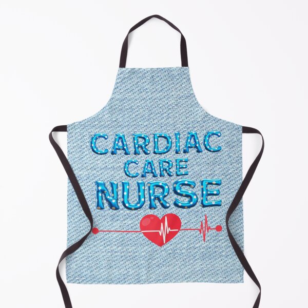 Item preview, Blue Balloon Cardiac Care Nurse Denim Background designed and sold by whitedove457.