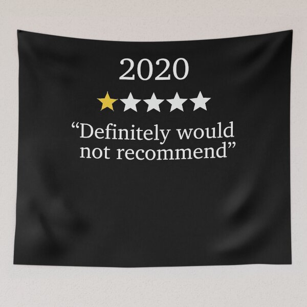 Item preview, 2020 One Star Rating - Would Not Recommend designed and sold by RickFrauenber.