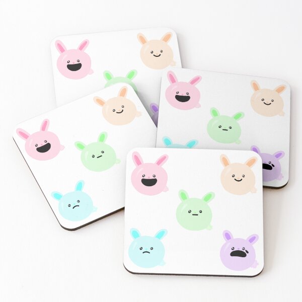 Item preview, bunny slimes designed and sold by PrettyinPatchworks.