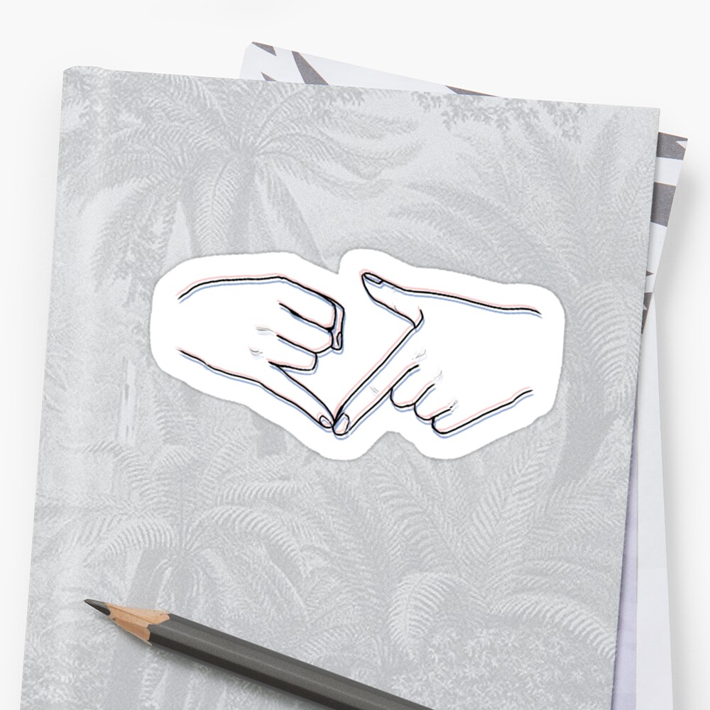 "Seventeen Hand Sign" Stickers by kpopkid | Redbubble