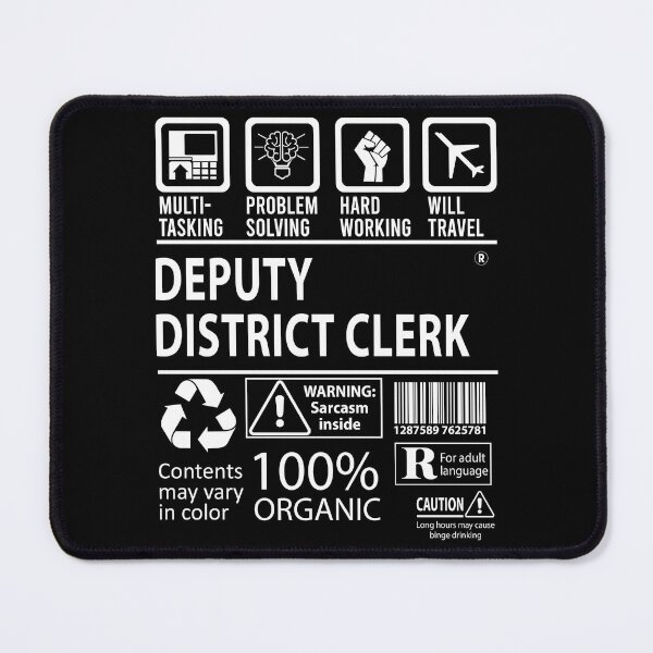 Item preview, Deputy District Clerk T Shirt - MultiTasking Certified Job Gift Item Tee designed and sold by andahanson.