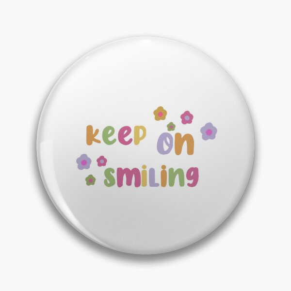 Item preview, keep on smiling sticker designed and sold by lilykaylea.