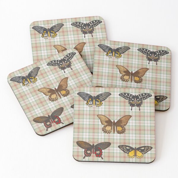Item preview, Copy of Butterflies vintage colorful pattern no.2 designed and sold by angelisart.