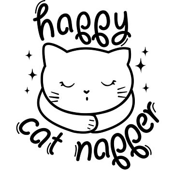 Artwork thumbnail, Baby body with slogan - Happy Cat Napper by TheBabyWayMerch