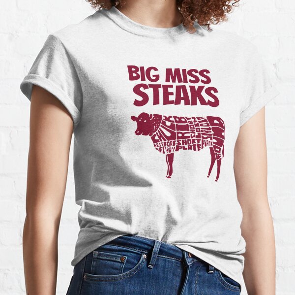 big miss steak meme transparent version Throw Pillow for Sale by