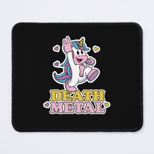 Item preview, DEATH METAL UNICORN designed and sold by w1ckerman.