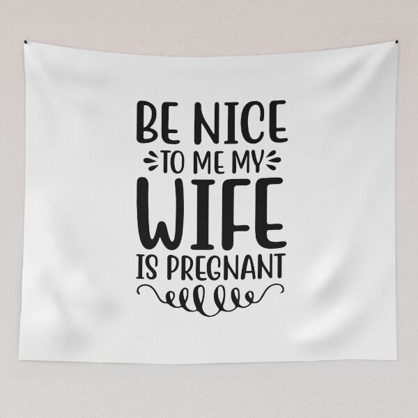 Item preview, Mens Be Nice To Me My Wife is Pregnant  designed and sold by charaf19.