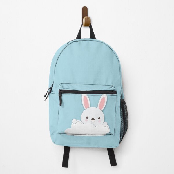Item preview, Baby White Rabbit on a Cloud Blue Theme designed and sold by ZennicDesigns.