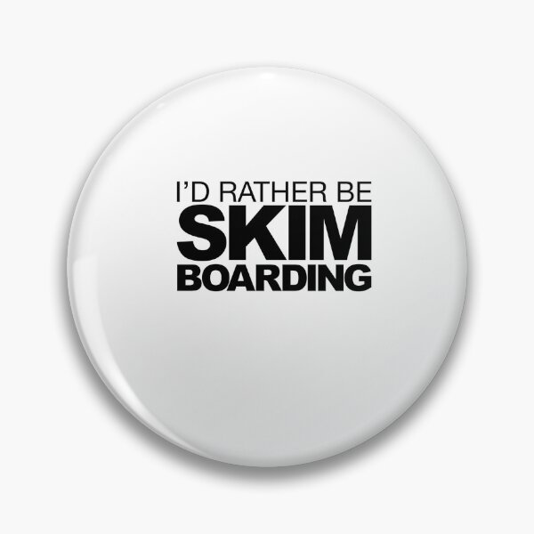 Item preview, I&x27;d rather be Skim Boarding Sticker designed and sold by MattiasHaneder.