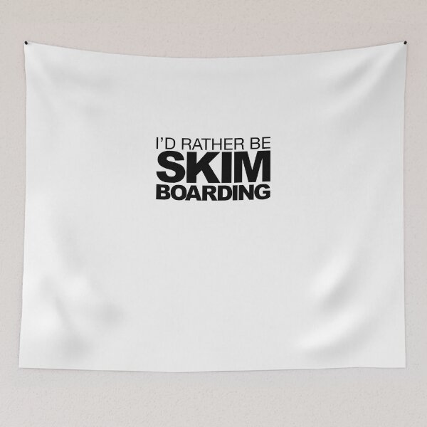 Item preview, I&x27;d rather be Skim Boarding Sticker designed and sold by MattiasHaneder.