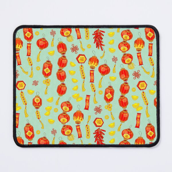 Item preview, Pattern with Chinese Symbols for Holidays designed and sold by Anna Pogulyaeva.