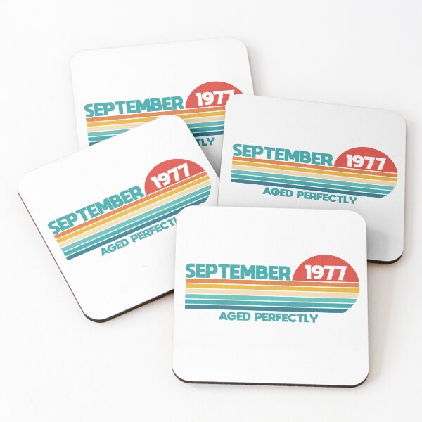 Item preview, September 1977 Retro Sunset 47th Birthday Essential designed and sold by MajesticTree.