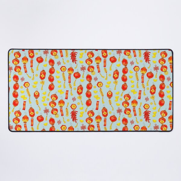 Item preview, Pattern with Chinese Symbols for Holidays designed and sold by Anna Pogulyaeva.