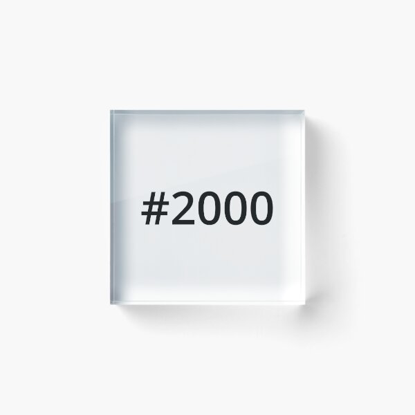 Item preview, Hashtag 2000 designed and sold by MSA-42.