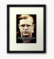 Silence In the Face of Evil Framed Print