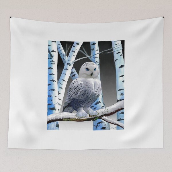 Item preview, Blue-Eyed Snow Owl 1 designed and sold by NancyEast.