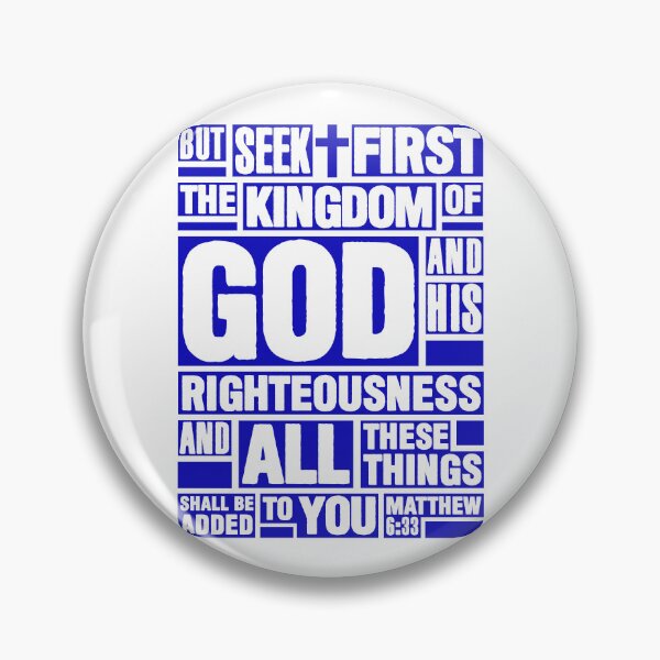 Item preview, Matthew 6:33 Seek First the Kingdom of God designed and sold by plushism.