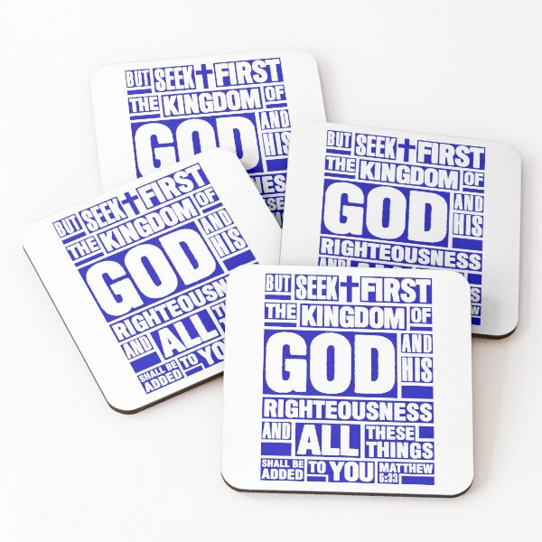 Item preview, Matthew 6:33 Seek First the Kingdom of God designed and sold by plushism.