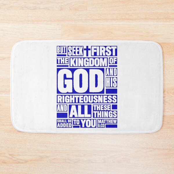 Item preview, Matthew 6:33 Seek First the Kingdom of God designed and sold by plushism.
