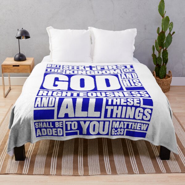 Item preview, Matthew 6:33 Seek First the Kingdom of God designed and sold by plushism.
