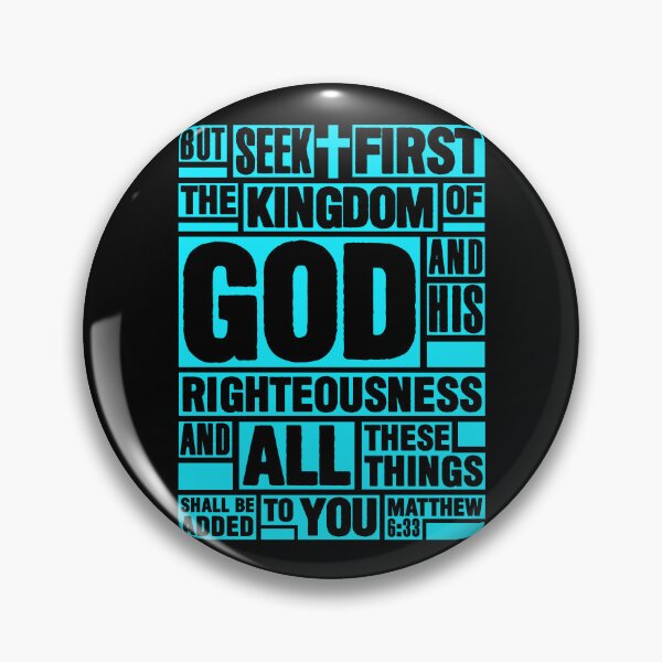 Item preview, Matthew 6:33 Seek First the Kingdom of God designed and sold by plushism.