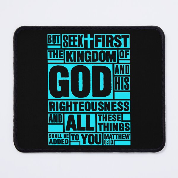 Item preview, Matthew 6:33 Seek First the Kingdom of God designed and sold by plushism.