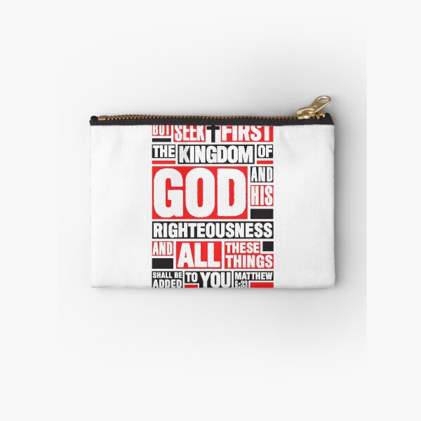 Item preview, Matthew 6:33 Seek First the Kingdom of God designed and sold by plushism.