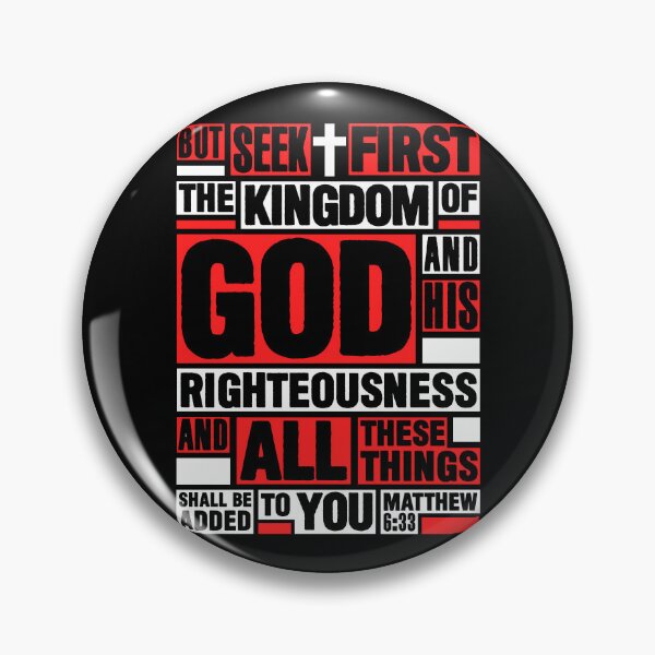 Item preview, Matthew 6:33 Seek First the Kingdom of God designed and sold by plushism.