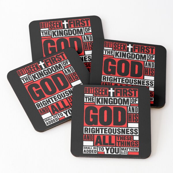 Item preview, Matthew 6:33 Seek First the Kingdom of God designed and sold by plushism.