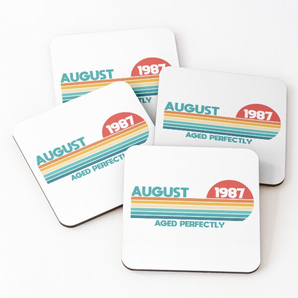 Item preview, August 1987 Retro Sunset 37th Birthday Essential designed and sold by MajesticTree.